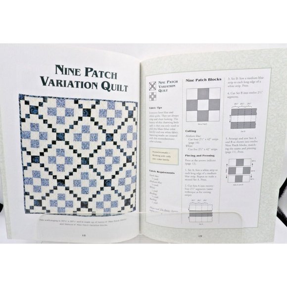 Start Quilting by Alex Anderson Quilt Patterns ©1997 C&T Publishing Beginner - Picture 6 of 9